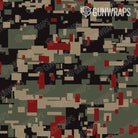 Rangefinder Digital Militant Red Camo Gear Skin Pattern