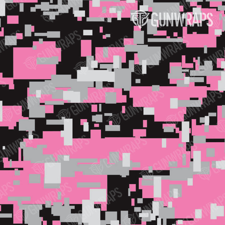 AR 15 Digital Pink Tiger Camo Gun Skin Pattern