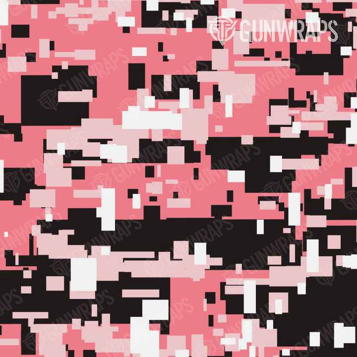 Rifle Digital Pink Camo Gun Skin Pattern