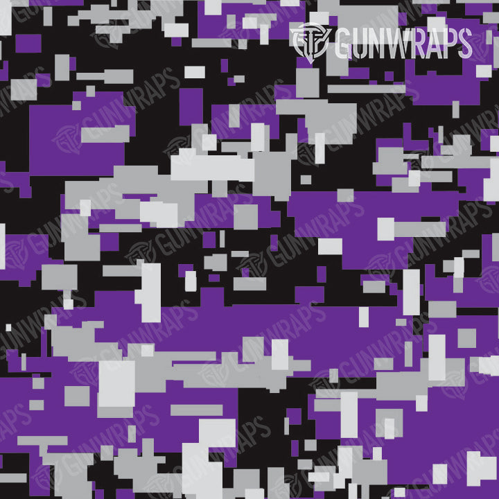 Rifle Digital Purple Tiger Camo Gun Skin Pattern