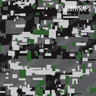 Universal Sheet Digital Urban Green Camo Gun Skin Pattern