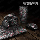 Digital Urban Red Camo Universal Sheet 