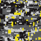 Rifle Digital Urban Yellow Camo Gun Skin Pattern