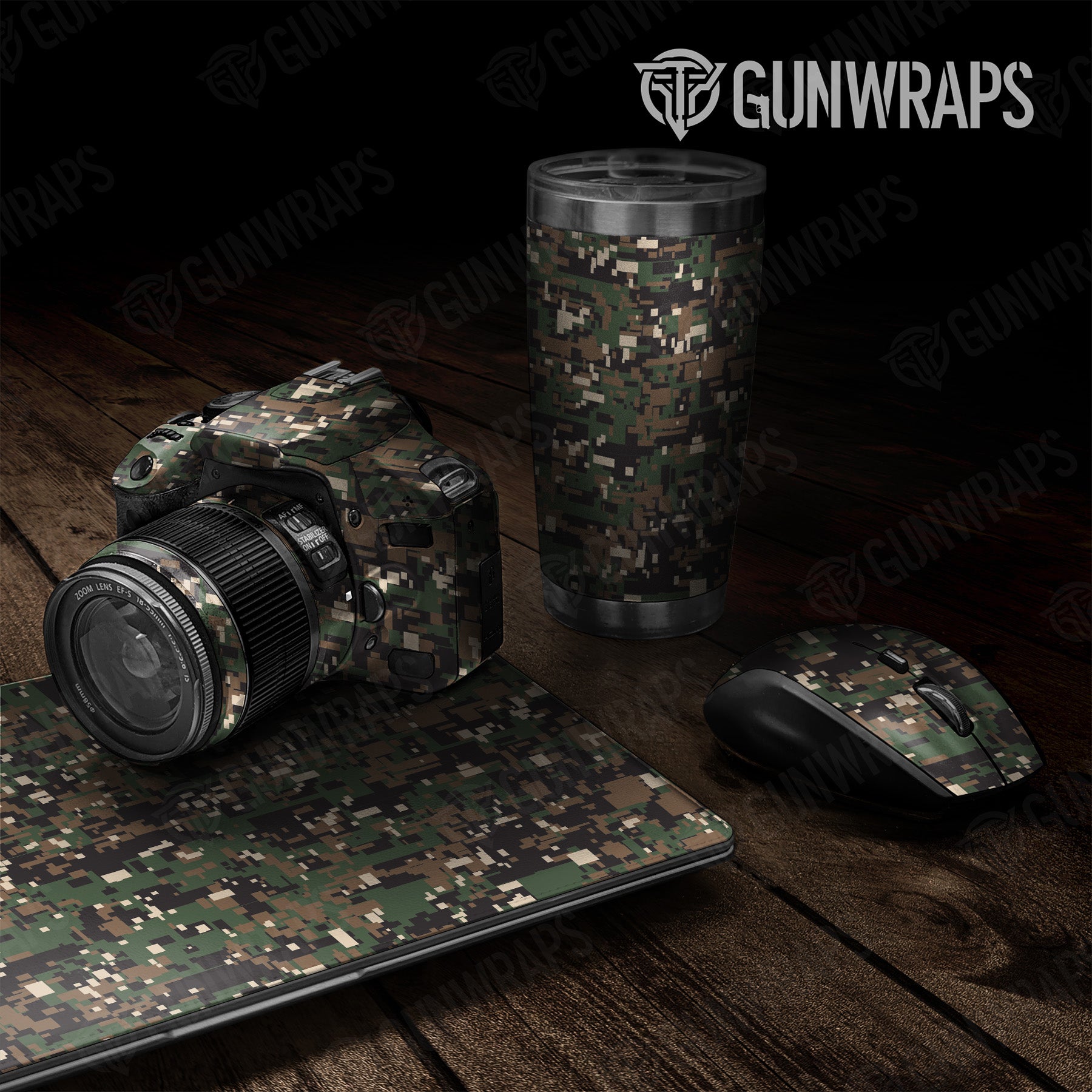 Digital Woodland Camo Universal Sheet 