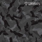 Pistol Slide Ragged Elite Black Camo Gun Skin Pattern