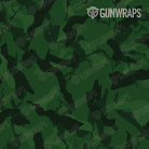 AR 15 Ragged Elite Green Camo Gun Skin Pattern