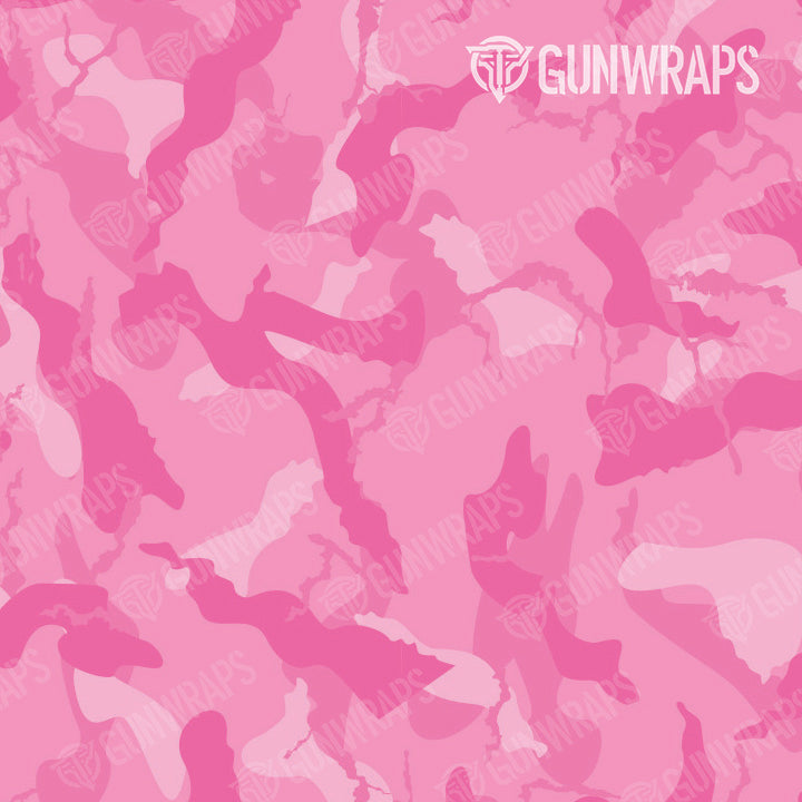 AR 15 Ragged Elite Pink Camo Gun Skin Pattern