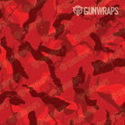 Universal Sheet Ragged Elite Red Camo Gun Skin Pattern