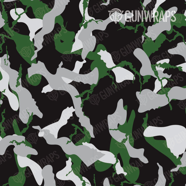 AR 15 Ragged Green Tiger Camo Gun Skin Pattern