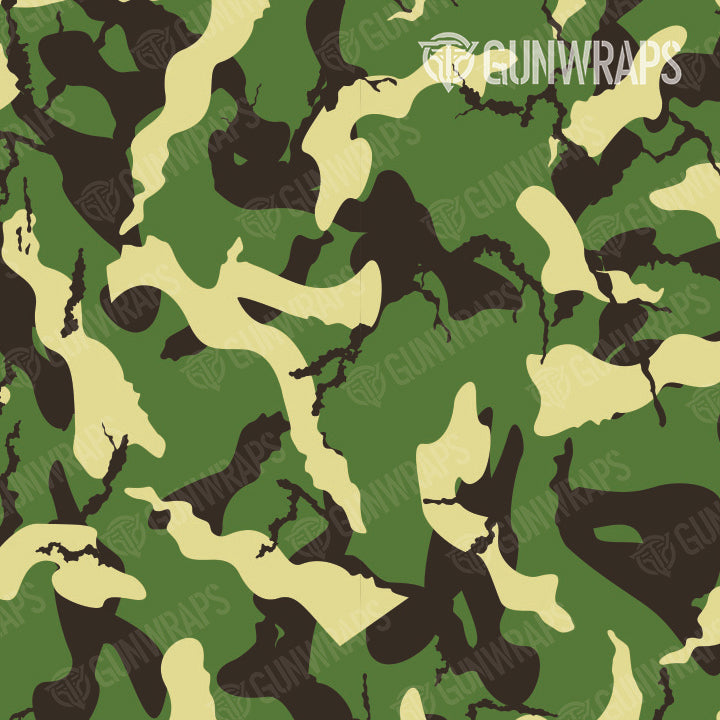 Rifle Ragged Jungle Camo Gun Skin Pattern