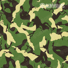 Pistol Slide Ragged Jungle Camo Gun Skin Pattern