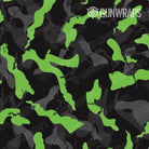 AR 15 Ragged Metro Green Camo Gun Skin Pattern