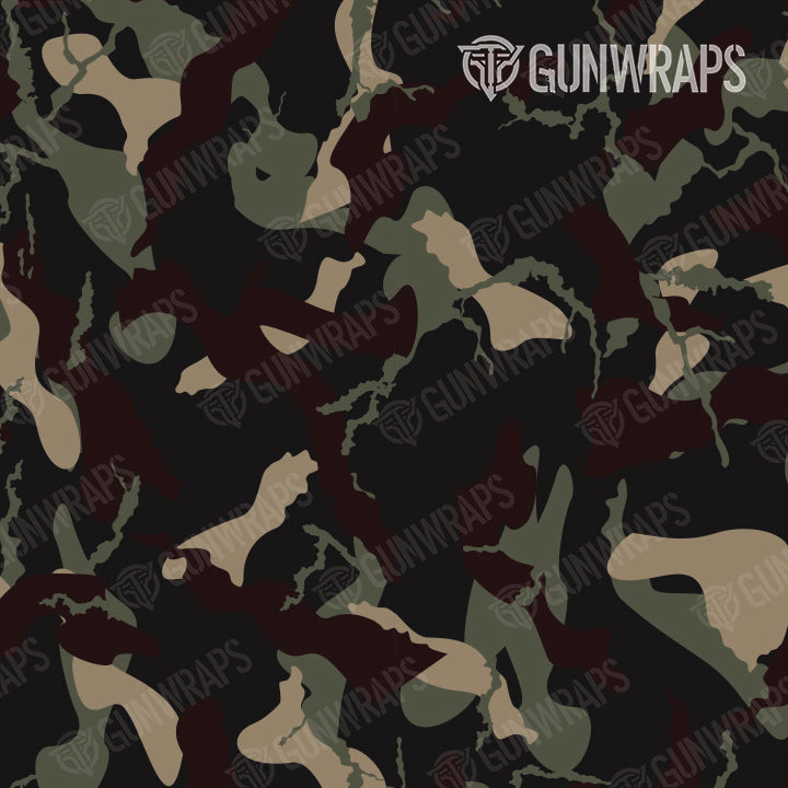 Binocular Ragged Militant Blood Camo Gear Skin Pattern