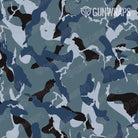 Knife Ragged Navy Camo Gear Skin Pattern