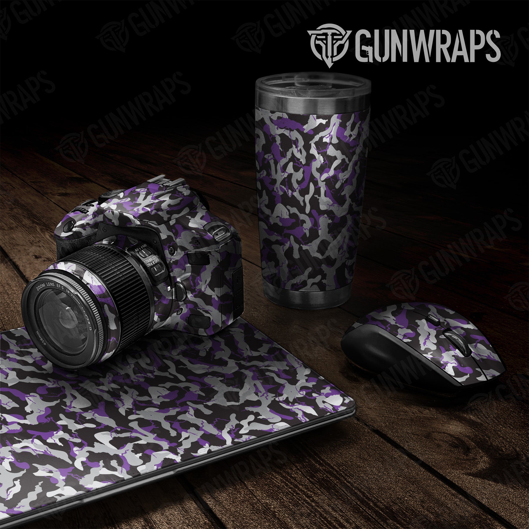 Ragged Purple Tiger Camo Universal Sheet 