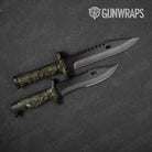 Nature Marshland Camo Knife Gear Skin Vinyl Wrap