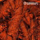 Shotgun Nature Orange Forest Camo Gun Skin Pattern