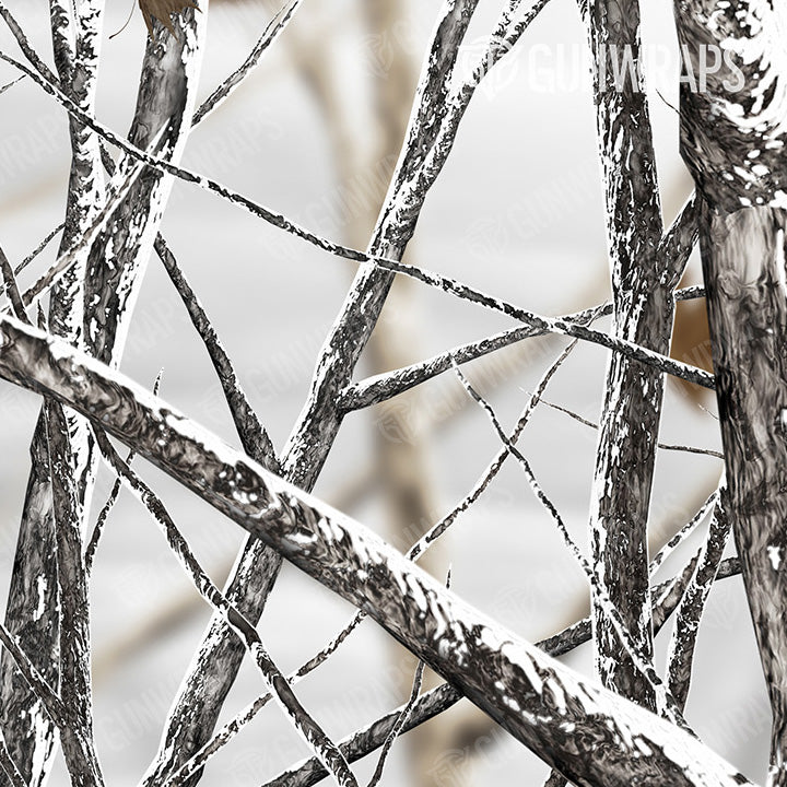 AR 15 Mag & Mag Well Nature Snowstorm Camo Gun Skin Pattern