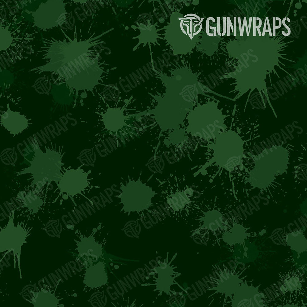 AK 47 Paintball Elite Green Gun Skin Pattern