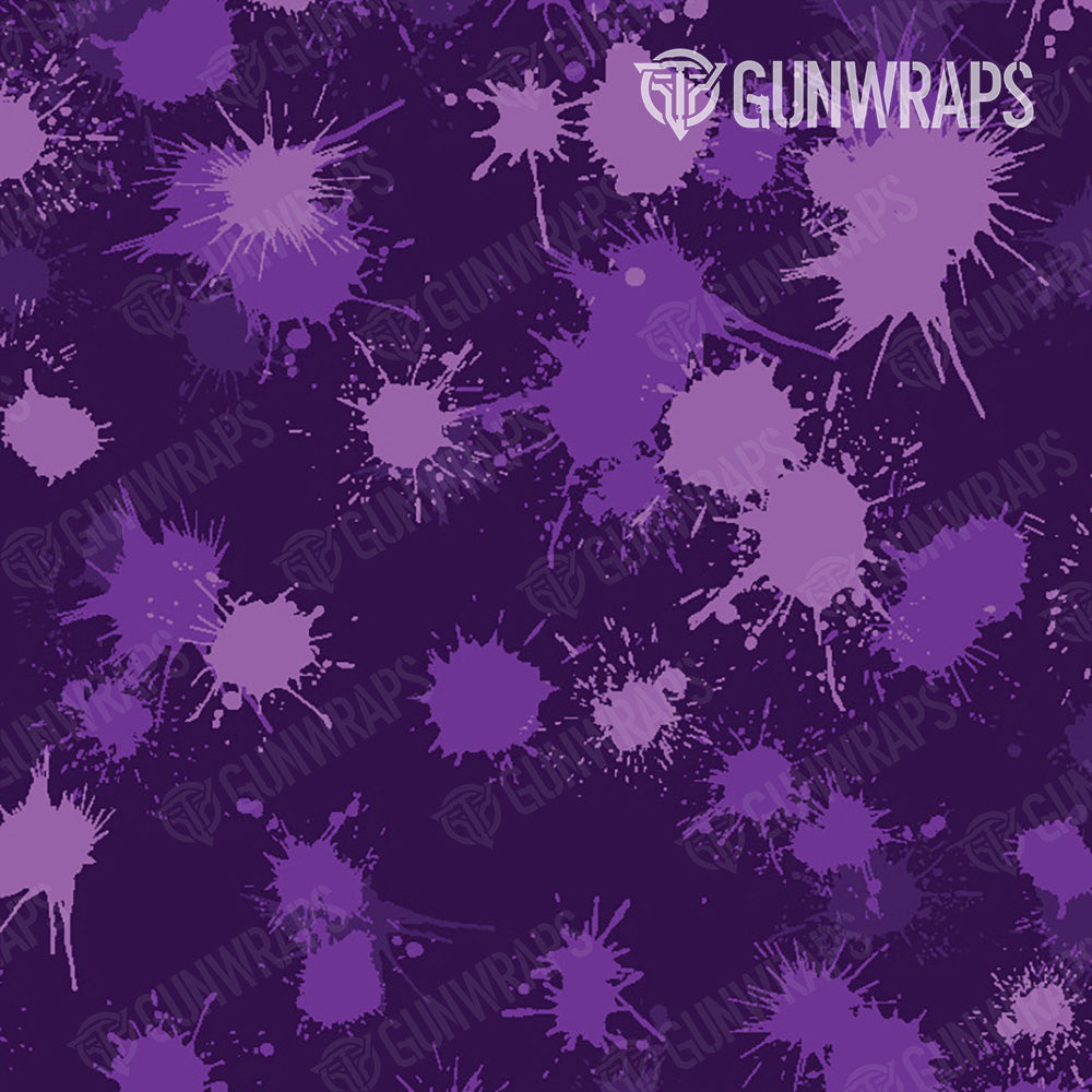 AR 15 Mag Well Paintball Elite Purple Gun Skin Pattern