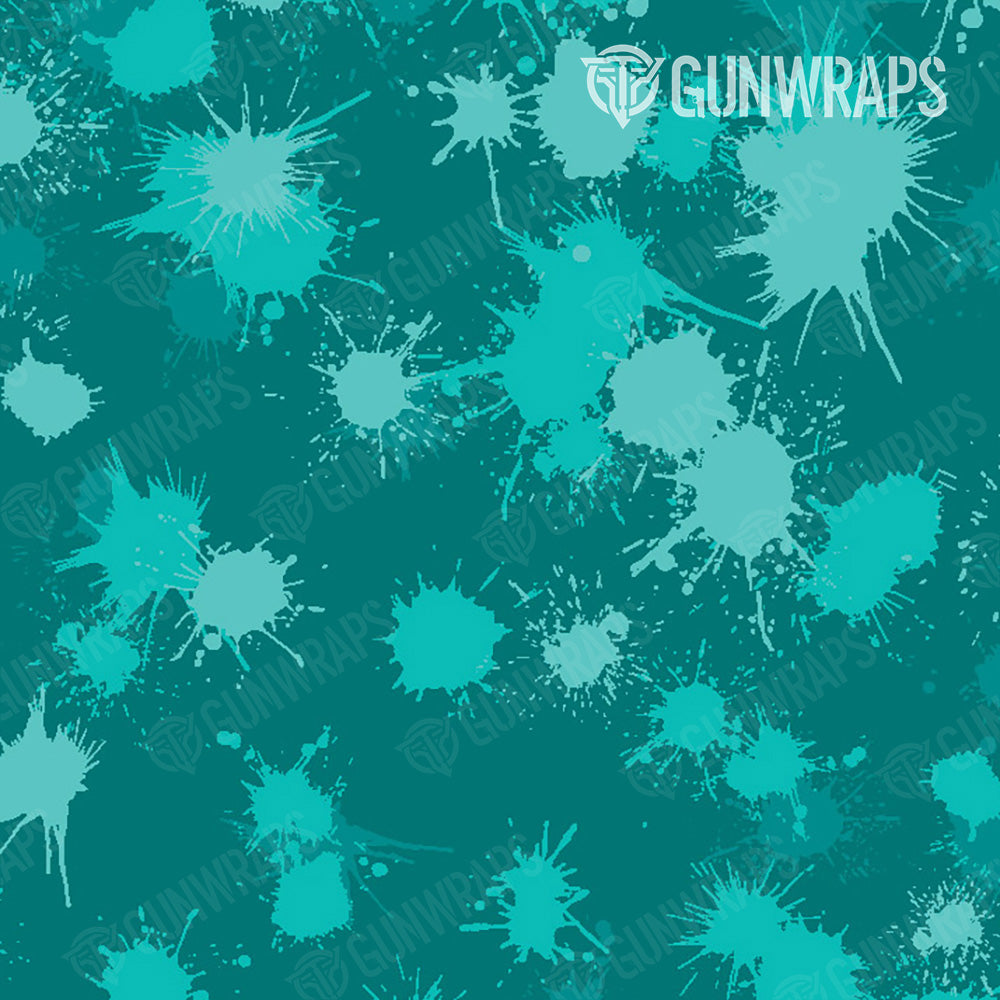 Universal Sheet Paintball Elite Tiffany Blue Gun Skin Pattern