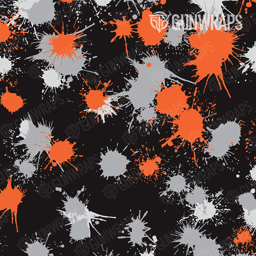 Pistol & Revolver Paintball Orange Tiger Gun Skin Pattern