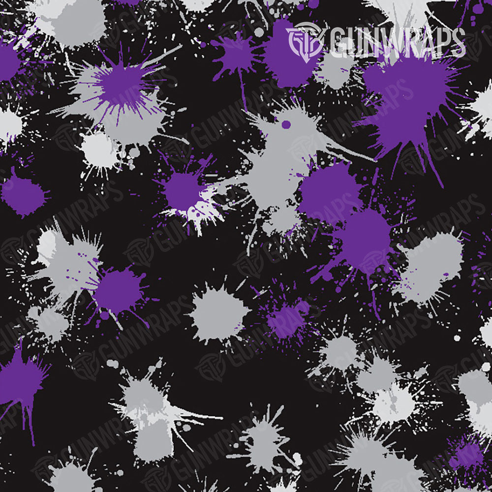 Rifle Paintball Purple Tiger Gun Skin Pattern