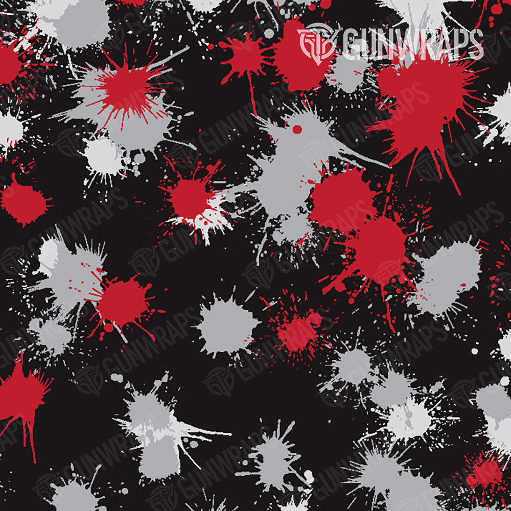 AR 15 Mag Paintball Red Tiger Gun Skin Pattern