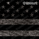 Pistol Mag Patriotic Grayscale Flag Gun Skin Pattern