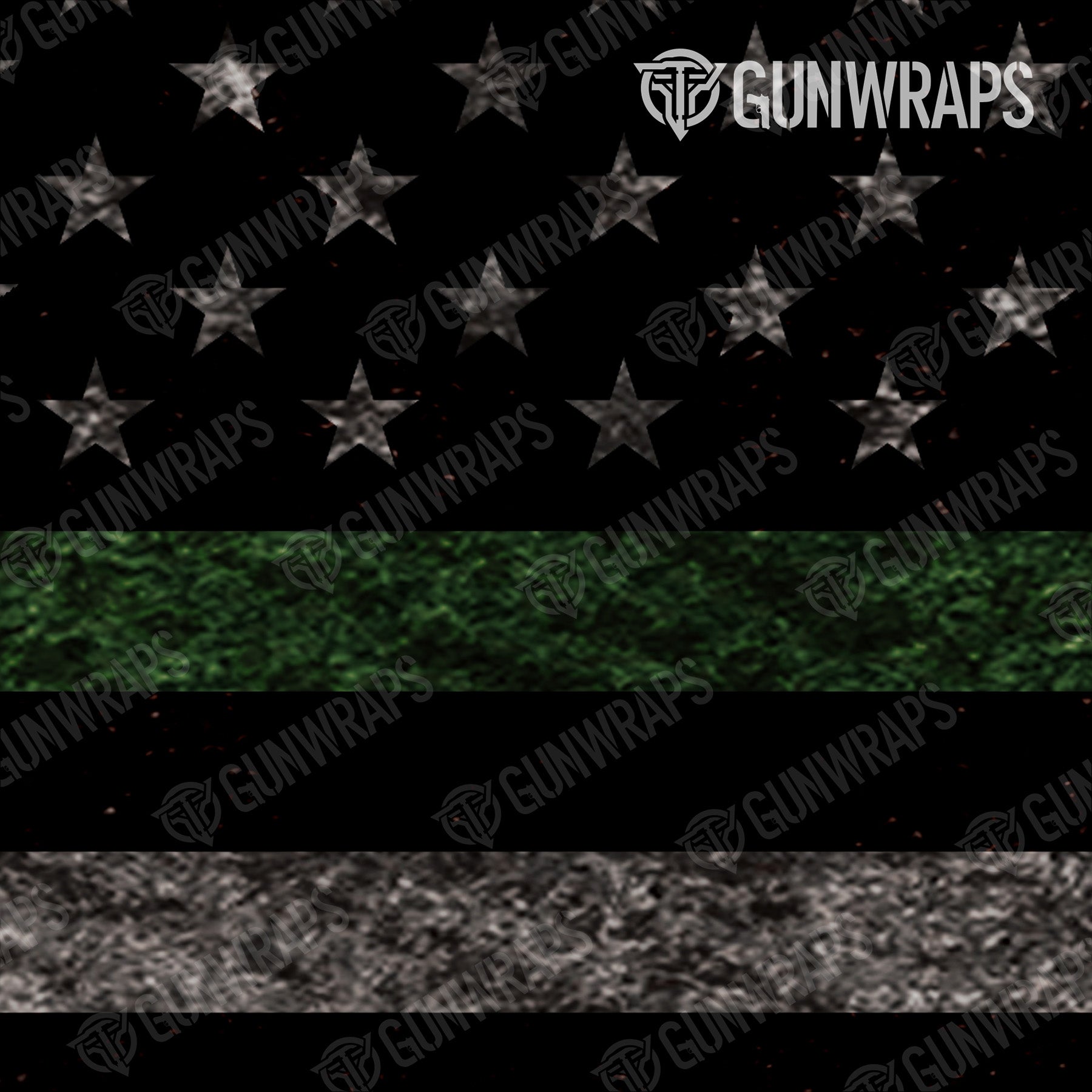 AR 15 Mag Patriotic Military Service Flag Gun Skin Pattern