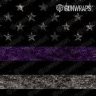 Pistol & Revolver Patriotic Purple Flag Gun Skin Pattern