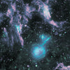 AR 15 Mag & Mag Well Galaxy Retro Gun Skin Vinyl Wrap
