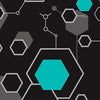 AR 15 Mag & Mag Well Hex DNA Tiffany Blue Gun Skin Vinyl Wrap