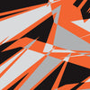 Universal Sheet Sharp Orange Tiger Camo Gear Skin Vinyl Wrap