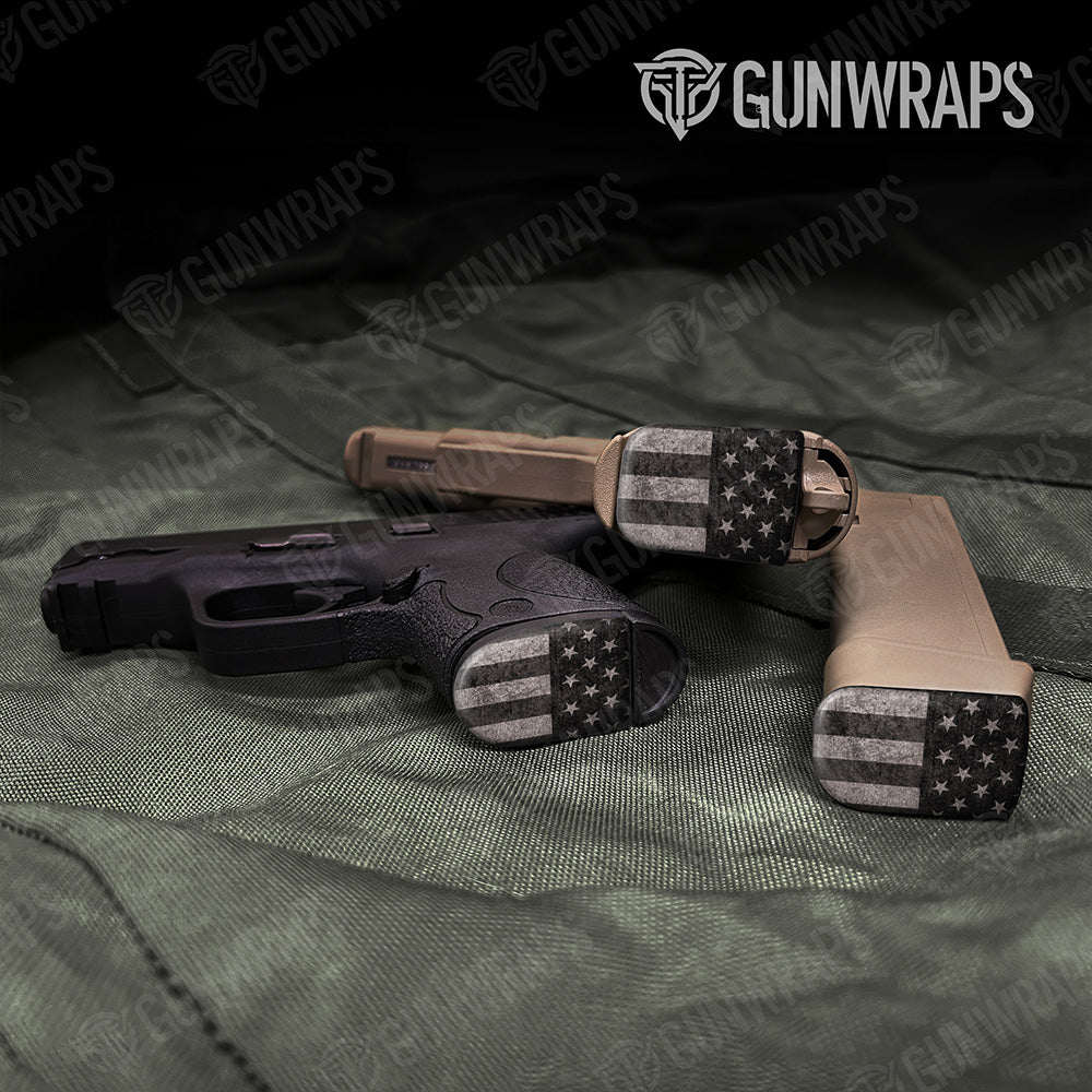 Exclusive Skull Grayscale Gun Skin Vinyl Wrap