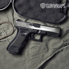 Chrome Silver Gun Skin Vinyl Wrap