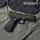 Old School Duck Army Dark Green Gun Skin Vinyl Wrap