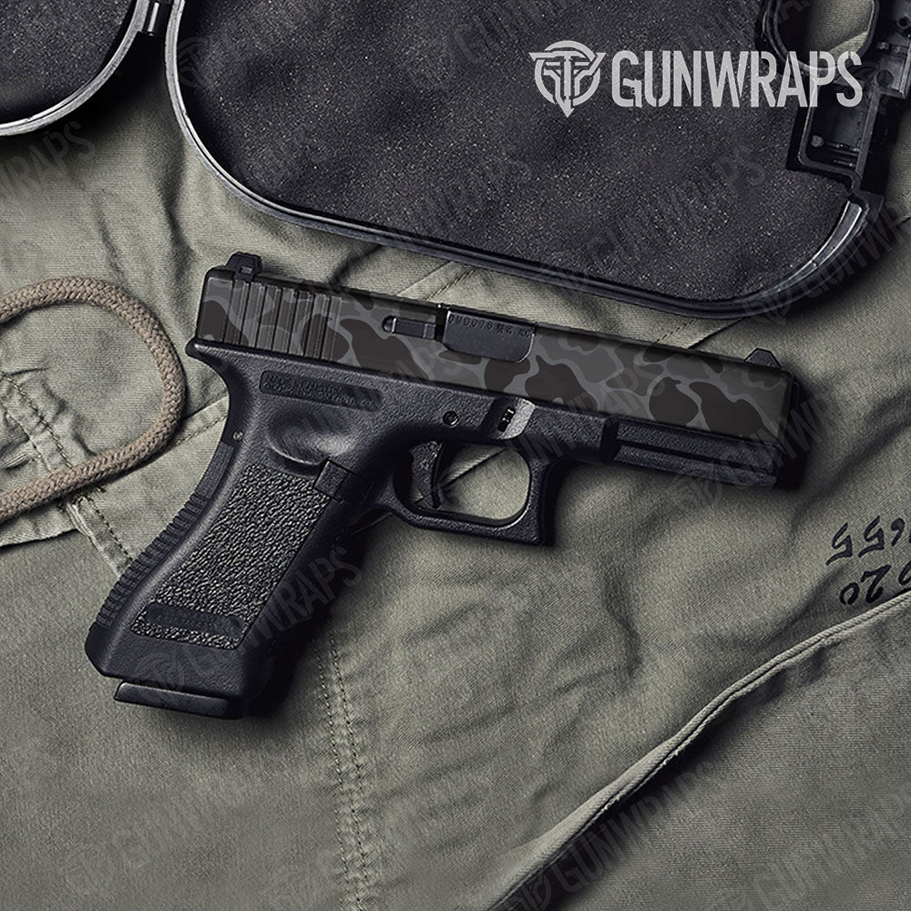 Old School Duck Elite Black Gun Skin Vinyl Wrap