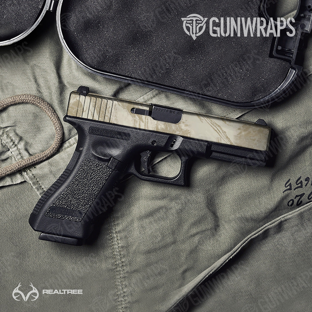 Pistol Slide Realtree Aspect Sandbar Camo Gun Skin Vinyl Wrap