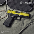 Pistol Slide Realtree Fishing Yellow Camo Gun Skin Vinyl Wrap