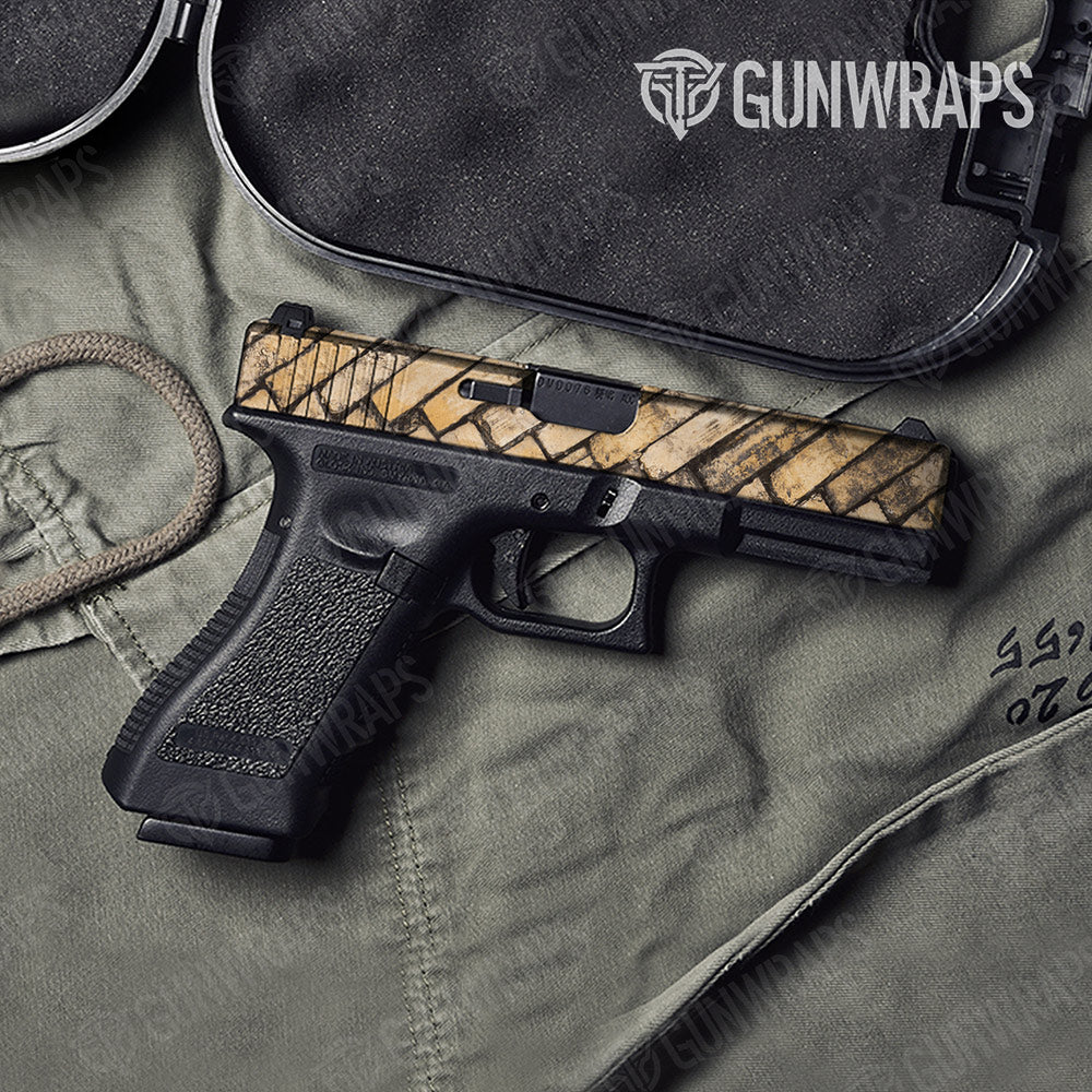 Woodgrain Amsterdam Gun Skin Vinyl Wrap