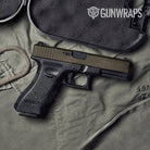 Woodgrain Bango Gun Skin Vinyl Wrap