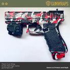 pistol red tiger skin