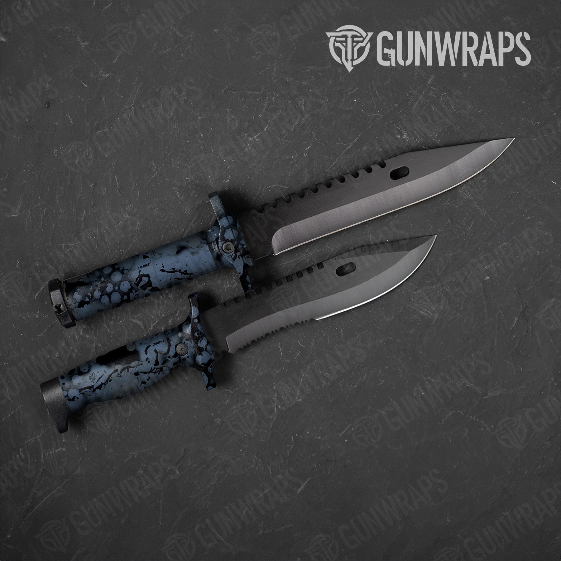 Knife Pulse Riptide Camo Gun Skin Vinyl Wrap