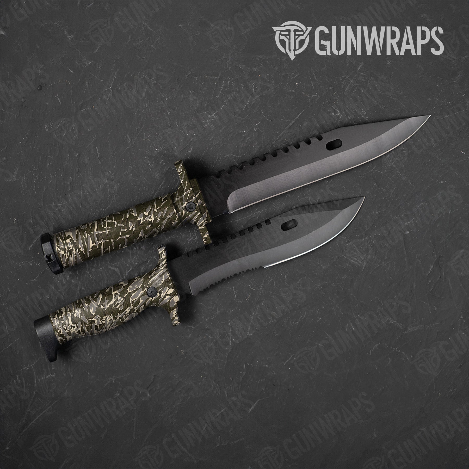 Knife RELV Dynohyde Camo Gear Skin Vinyl Wrap Film