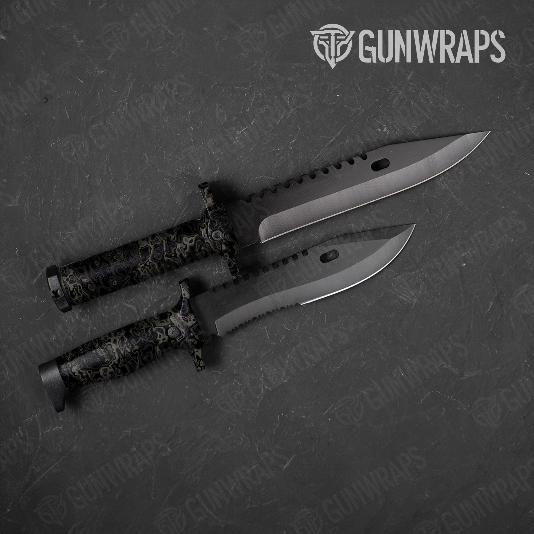 Knife RELV Marauder Camo Gear Skin Vinyl Wrap Film