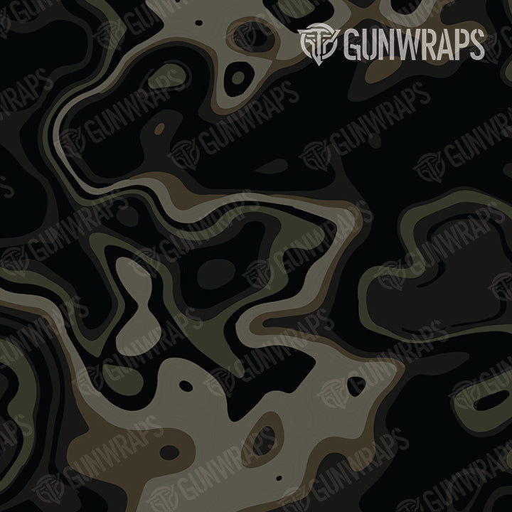 AR 15 Mag & Mag Well RELV X3 Marauder Camo Gun Skin Pattern Film