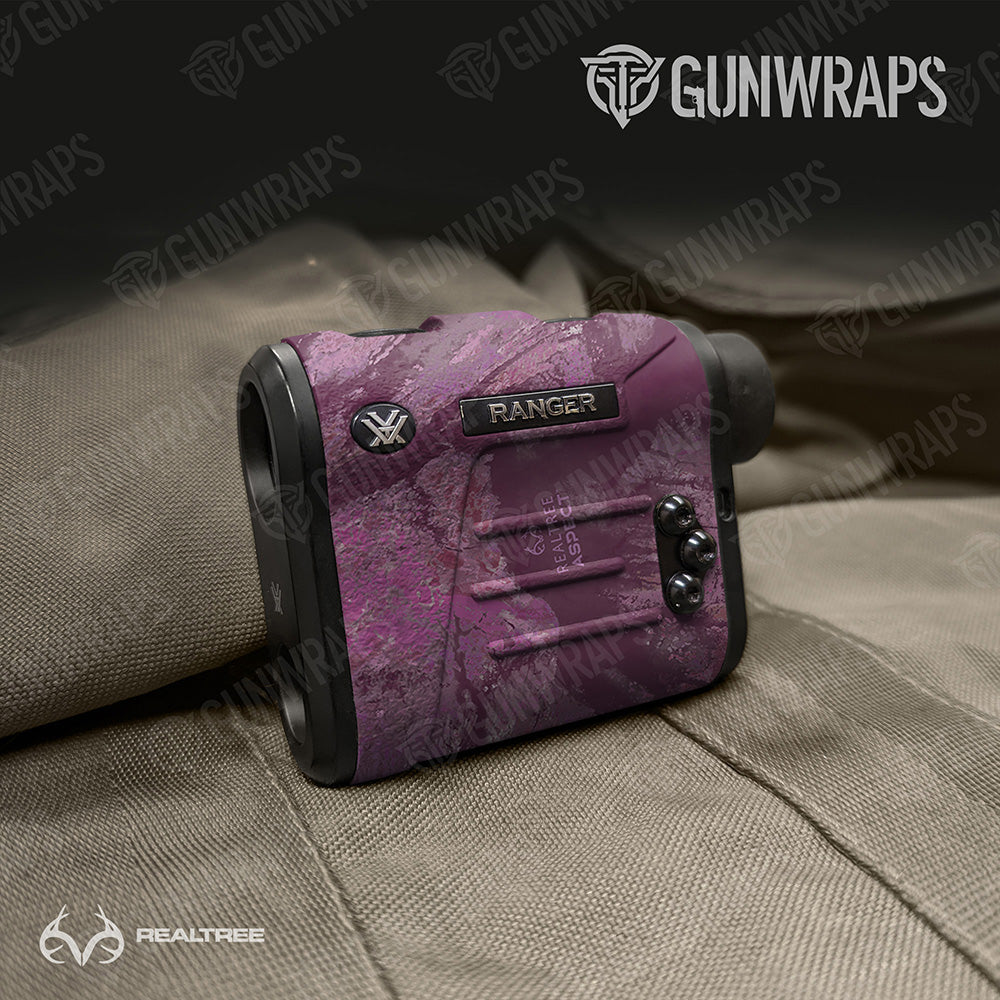Rangefinder Realtree Aspect Cranberry Camo Gear Skin Vinyl Wrap