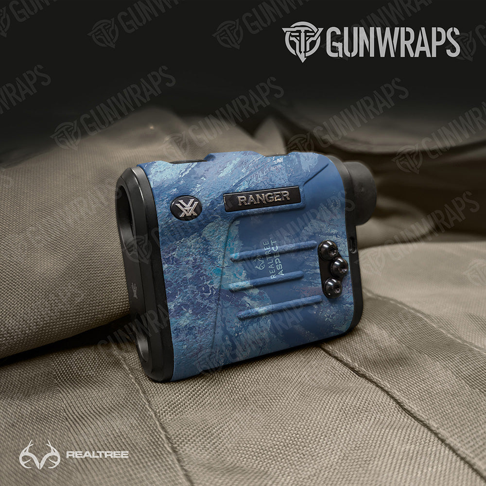Rangefinder Realtree Aspect Ocean Blue Camo Gear Skin Vinyl Wrap