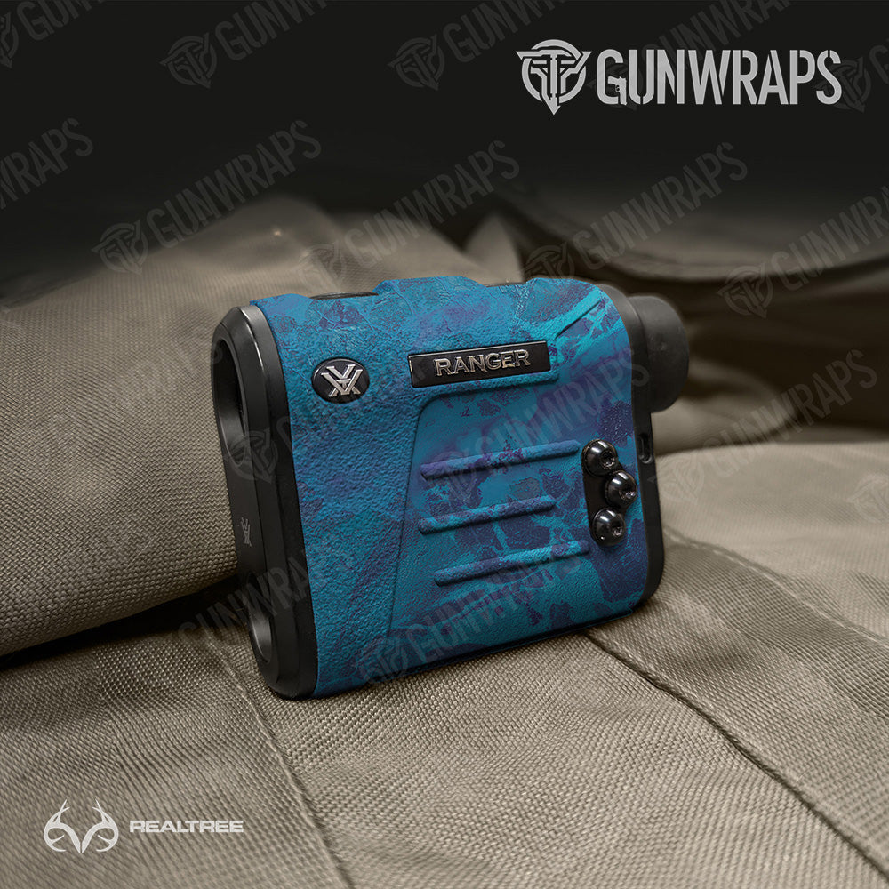 Rangefinder Realtree WAV3 Standard Blue Camo Gun Skin Vinyl Wrap